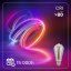 EDISON E27 ST64 6W = 50W 420lm 2200K Warm 360° Filament LUMILED Smokey LED žiarovka