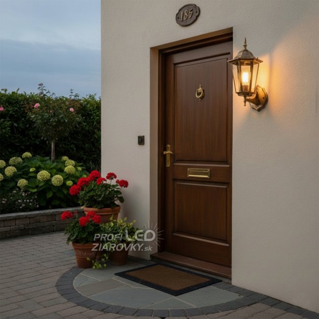 Vonkajšie svietidlo E27 Záhradná nástenná lampa Patina BELLIS LUMILED