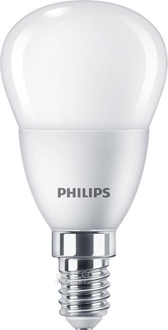 LED žiarovka guľová E14 P45 4,9W = 40W 470lm 6500K Cold PHILIPS LED žiarovka guľová E14 P45 4,9W = 40W 470lm 6500K Cold PHILIPS