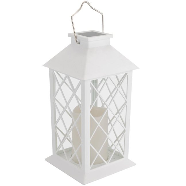 LED solárna záhradná lampa LIRIO Závesná lucerna 28cm LUMILED