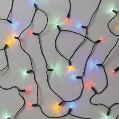 LED vianočná reťaz – tradičná, 26,85 m, vonkajšia aj vnútorná, multicolor