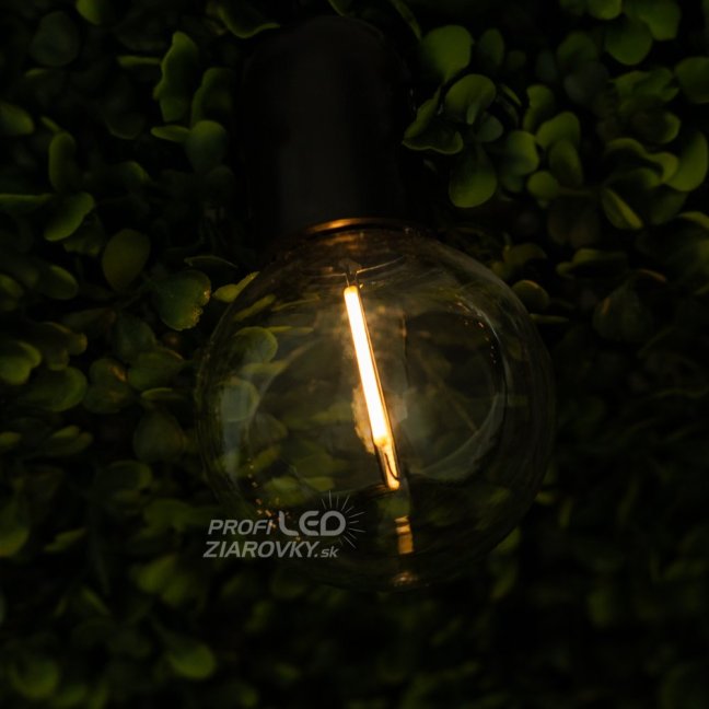 Solárna záhrada Girland 20x LED dekoratívne gule 11,58 m 3000K Warm LOVO LUMILED