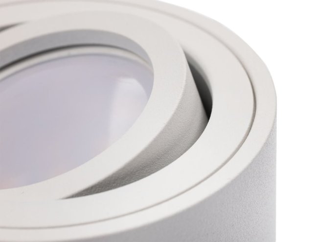 Podhľadové okrúhle svietidlo biele amat-s 50mm