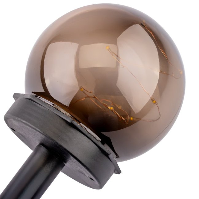 LED solárne záhradné svietidlo 3000K IP44 10cm poháňaná dekoratívna guľa GLORIS LUMILED