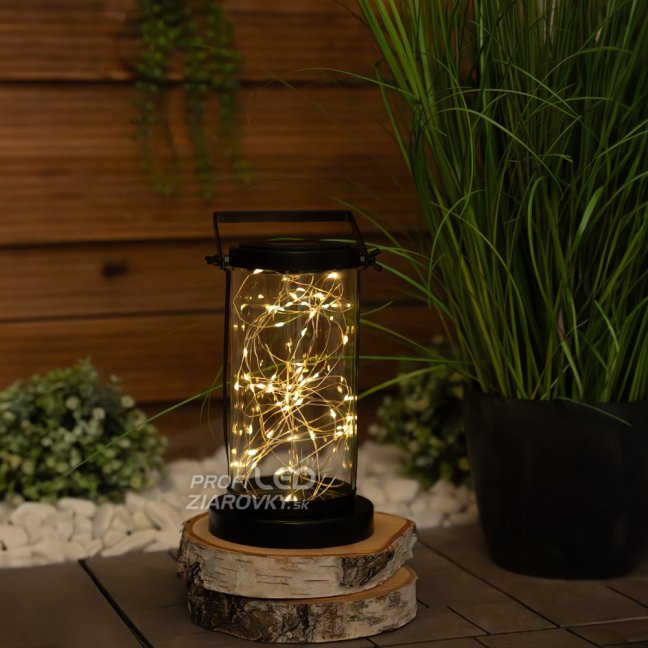 ABRELA LED solárne vonkajšie záhradné stojace svietidlo prívesok 3000K IP44 LUMILED