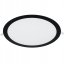 Plafond LED panel 24W 4000K 1920lm 29cm Round Flush Mount Black ECOLIGHT