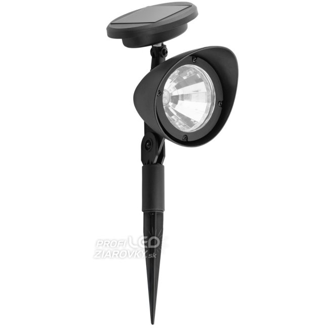 3x LED solárne záhradné bodové svietidlo OGA reflektor IP44 6500K LUMILED