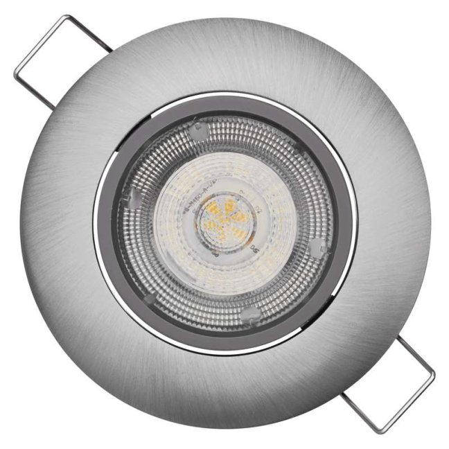 Led bodové svietidlo strieborné exclusive 5w neutrálna biela