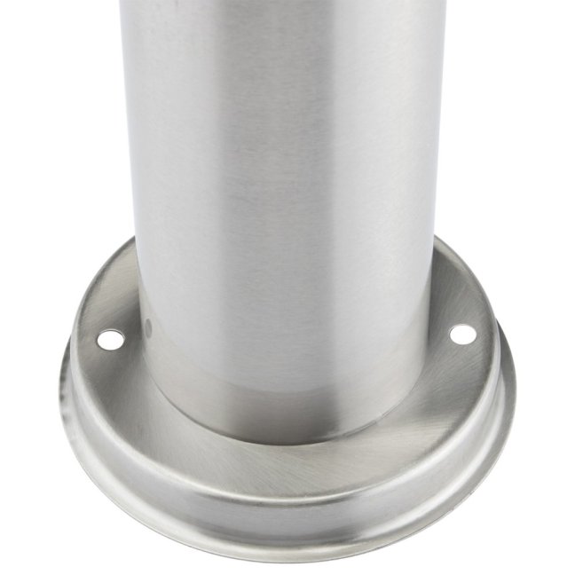 Vonkajšie záhradné svietidlo stĺpikové E27 Lilium Lumiled - pohybový senzor - 45cm - silver