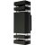 Záhradné nástenné svietidlo Double top down VELA II LED 2x GU10 Black IP54