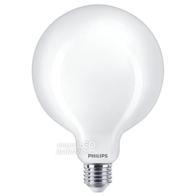 LED žiarovka Globe E27 G120 8,5W = 75W 1055lm 2700K Warm Filament Milk PHILIPS