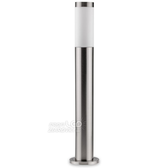Vonkajšia záhradná lampa E27 INOX PIPE 65cm Lilium Lumiled