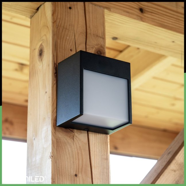 Vonkajšie nástenné svietidlo LED IP54 12W 3000K RUBUS LUMILED