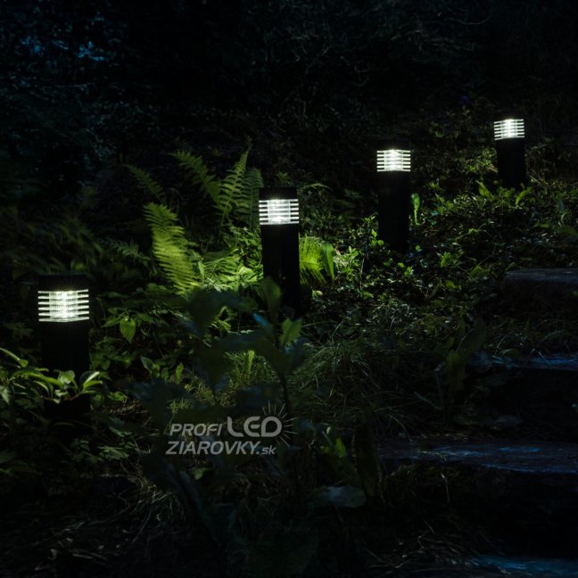 LED NARIS Solárne záhradné svietidlo poháňané stĺpikom 40cm LUMILED