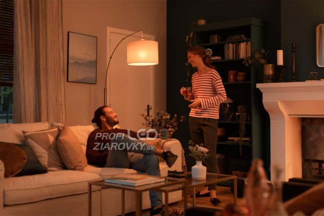 LED žiarovka E27 A60 5,9W = 60W 806lm 2700 Warm Filament PHILIPS Stmievateľná