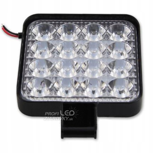 Pracovná lampa 48W halogénová pátracia lampa 16 LED 10-30V DC 130lm/W IP67