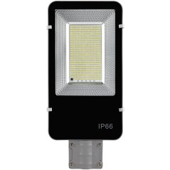 LED solárne pouličné svietidlo - 1000W - 6500K - s držiakom a diaľkovým ovládaním - biele