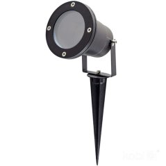 Záhradná lampa LED GU10 IP65 HAPPY Black - kábel 1 m