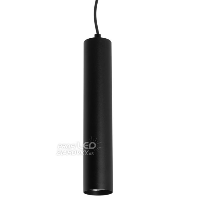Závesné závesné svietidlo Rail 29cm Reflektor GU10 LED SOPLO Black LUMILED