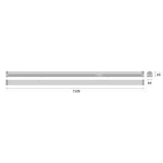 Ledvance 60W 9000lm CCT White Linear Combo strip light fitting