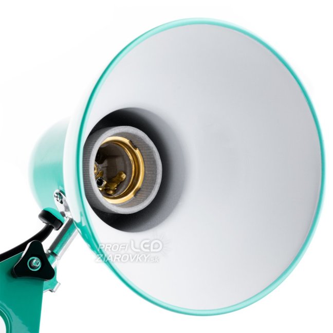 Stolová kresliaca lampa E27 TOBI Mint Lumiled + držiak na dosku