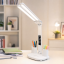Lampa stolová LED dvojitá s displejom DALIS 11W 400lm biela LUMILED