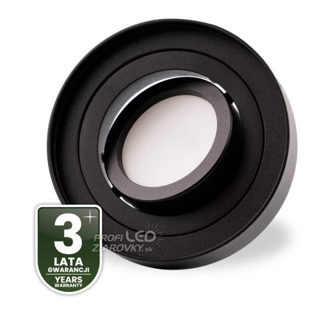 Svietidlo HALOGEN TUBA SPOT na zapustenú montáž Midi GU10 Lumiled Round Black 20mm