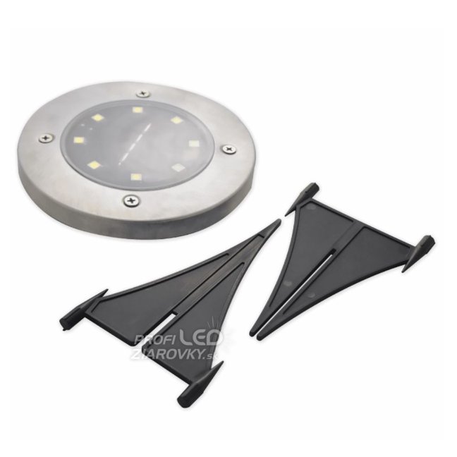 Sada 4x záhradná lampa 8x LED 0,8W SOLAR DOGRUNT s krytím IP54