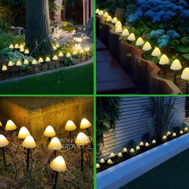 2x LED solárne záhradné svietidlo s pohonom 3000K IP65 CARI LUMILED