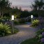 Vonkajšia záhradná lampa E27 INOX PIPE 65cm Lilium Lumiled