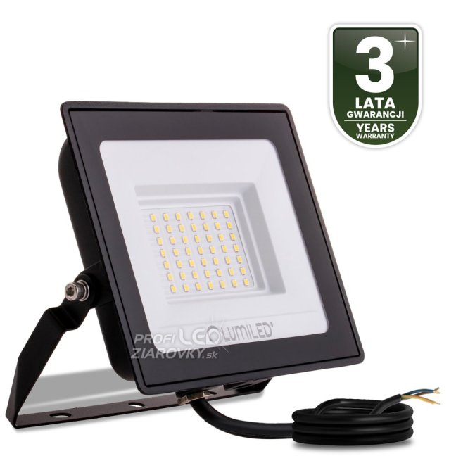 LED reflektor ZUNA2 50W 4500lm 4000K IP65 Black LUMILED