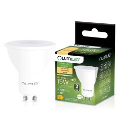 LED žiarovka GU10 reflektor PAR16 1, 5W = 15W 150lm 3000K teplá 120° LUMILED