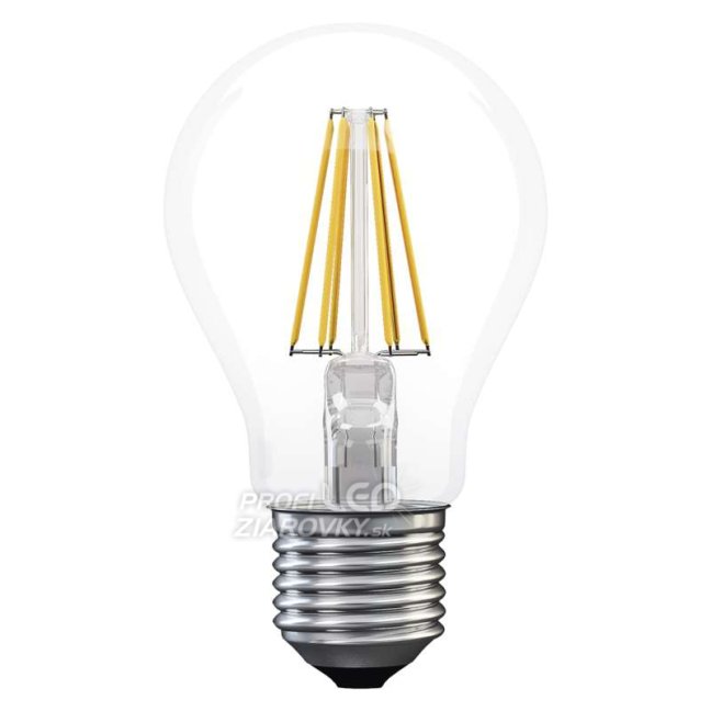 Led žiarovka filament a60 a++ 4w e27 teplá biela