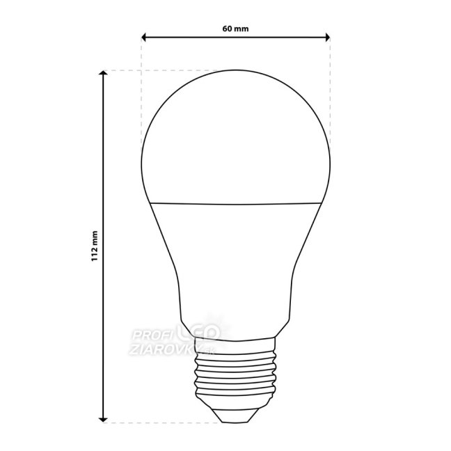 LED žiarovka E27 A60 9W = 60W 806lm 3000K + RGB Multicolour 260° Stmievateľná Pilot LUMILED