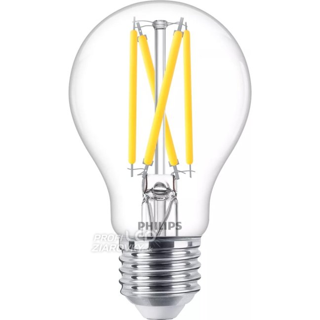 LED žiarovka E27 A60 5,9W = 60W 806lm 2700 Warm Filament PHILIPS Stmievateľná