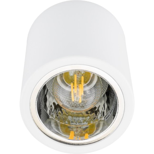 Podhľadové hliníkové svietidlo Jupiter 10 Goldlux - E27 - ohrúhle - biele