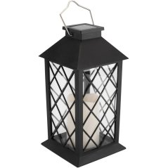 LED solárna záhradná lampa LIRIO Závesná lucerna 28cm LUMILED