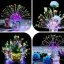 Vianočná led svetelná ozdoba vonkajšia + programator - explodujúca hviezda 20 vetvičiek - 100led - multicolour