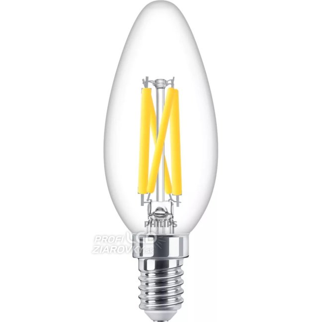 LED žiarovka E14 B35 5,9W = 60W 806lm 2700 Warm Filament PHILIPS Stmievateľná