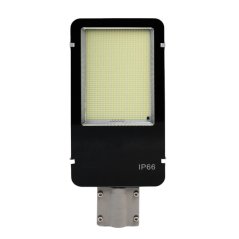 LED solárna pouličná lampa výkonná - 2200W - 6500K + diaľkové ovládanie - biela