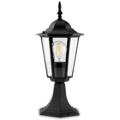 Vonkajšia záhradná lampa E27 LANDSCAPE 40cm čierna BELLIS LUMILED