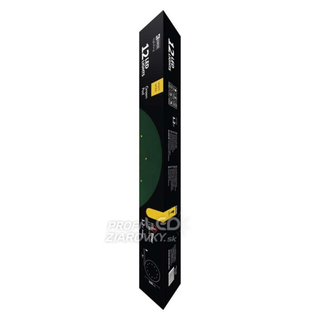 Led podložka pod vianočný strom, zelená, 1m, časovač