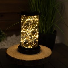 ABRELA LED solárne vonkajšie záhradné stojace svietidlo prívesok 3000K IP44 LUMILED