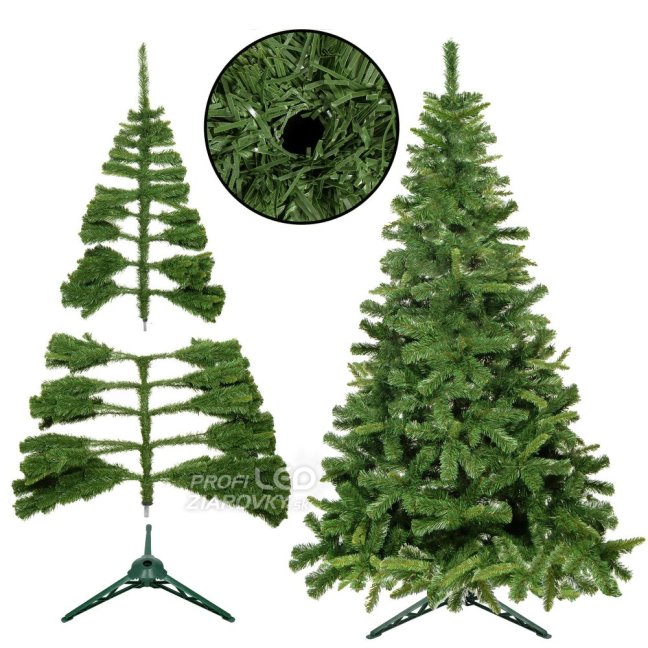 Umelý vianočný stromček - 120cm - zelená jedľa Vera