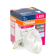 Led žiarovka gu10 osram, 6,9w - neutrálna biela