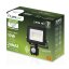 LED reflektor ZUNA2 10W 900lm 4000K IP44 Black Senzor pohybu LUMILED