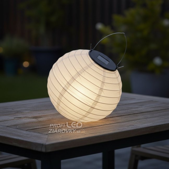 LED solárna záhradná lampa FELISI Origami Lantern 20cm LUMILED