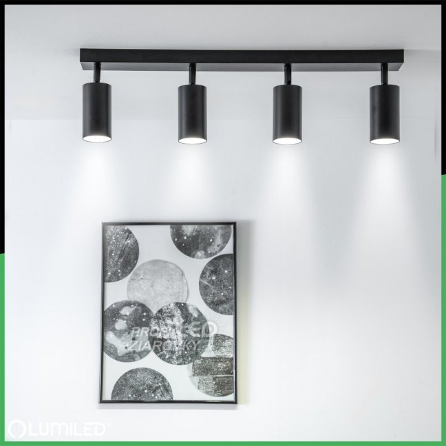 Stropné svietidlo 4x GU10 TABULA LUMILED