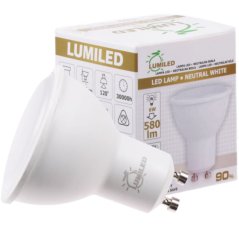 Led žiarovka gu10 smd 2835 6w neutrálna biela