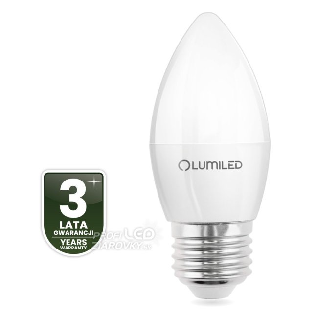 LED žiarovka E27 B35 2,5W = 25W 249lm 6500K Cold 180° LUMILED